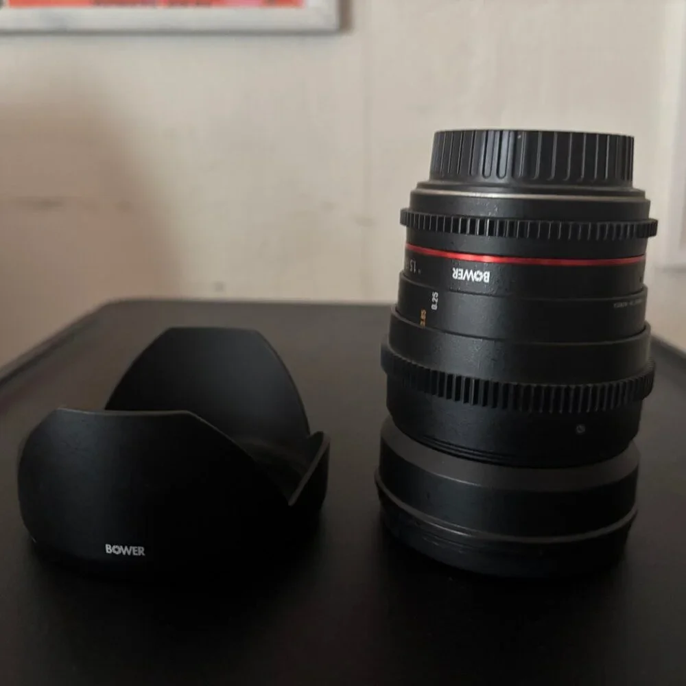 Bower 1.5/24mm Ultra-Fast Wide-Angle Cine Lens for Canon EF Mount